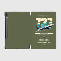 Thumbnail for Boeing 737-900ER design on green army samsung tablet tablet case