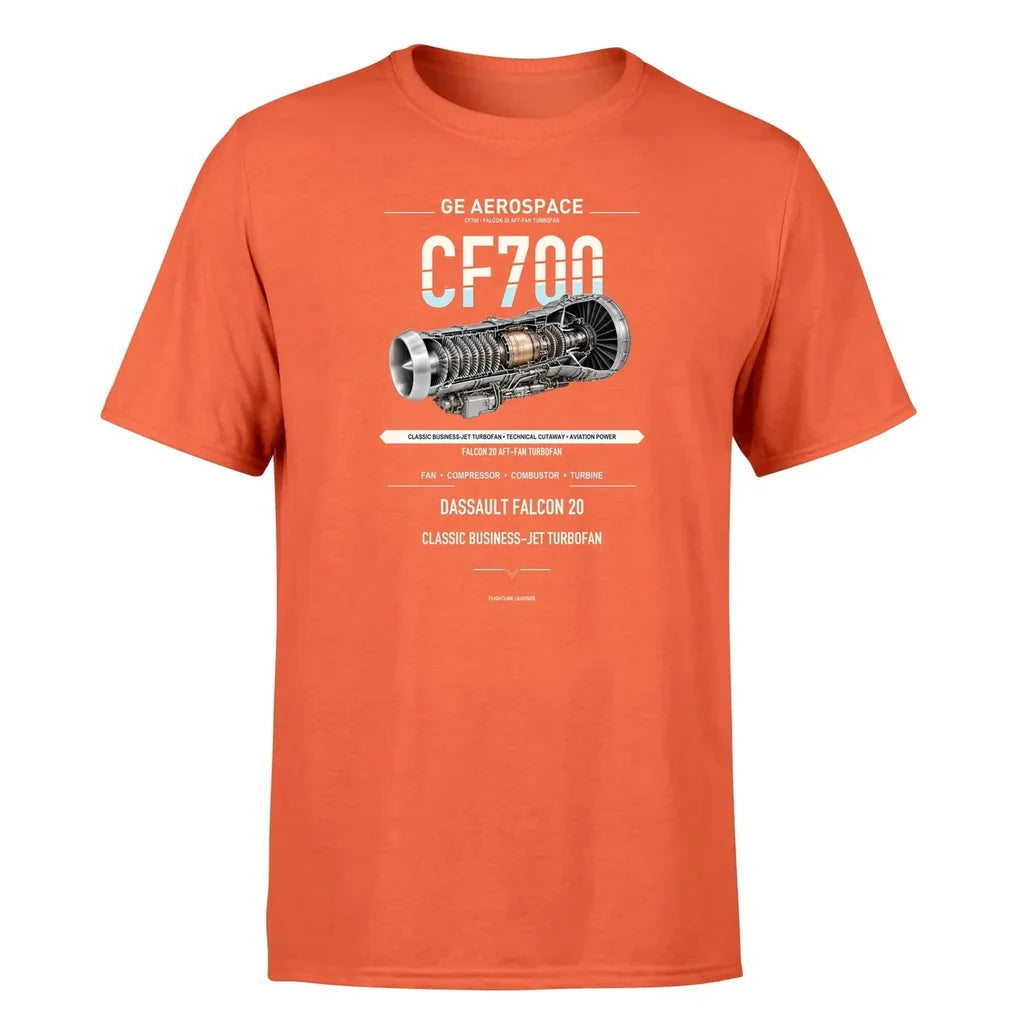 CF700 design on orange single side