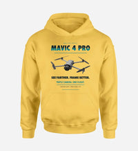 Thumbnail for DJI Mavic 4 Pro design on yellow hoodie single side