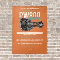 Thumbnail for PW800 vertical canvas print - no frame - orange background