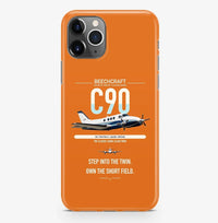 Thumbnail for Beechcraft King Air C90 design on orange magsafe iphone case, for iPhone Pro Max
