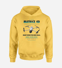 Thumbnail for DJI Matrice 4D design on yellow hoodie single side