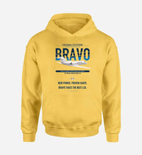 Thumbnail for Cessna Citation Bravo design on yellow double-side hoodie, single-side print