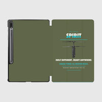 Thumbnail for Ascent AeroSystems Spirit design on green army samsung tablet tablet case