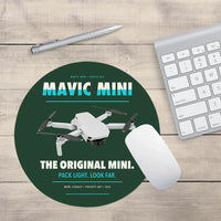 Thumbnail for DJI Mavic Mini design on dark green round mouse pad