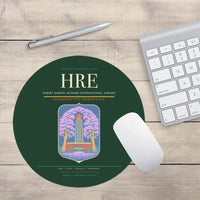 Thumbnail for Robert Gabriel Mugabe International Airport (HRE) design on dark green round mouse pad