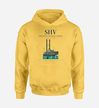 Thumbnail for Shreveport Regional Airport (SHV) design on yellow hoodie single-side print