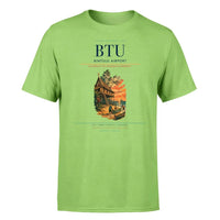 Thumbnail for Bintulu Airport (BTU) T-Shirt single-side front print in Light Green | bintulu-airport-btu-double-side-t-shirt
