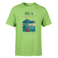 Thumbnail for Augusto C. Sandino International Airport (MGA) T-Shirt single-side front print in Light Green | augusto-c-sandino-international-airport-mga-double-side-t-shirt