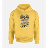 Thumbnail for SIGNAL 646 - The Yoke Knows Who Came Prepared design on yellow hoodie single side