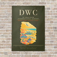 Thumbnail for Al Maktoum International Airport DWC - Canvas Framed - Green Army