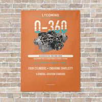 Thumbnail for O-360 vertical canvas print - no frame - orange background