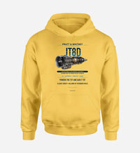 Thumbnail for JT8D design on yellow hoodie single side