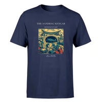 Thumbnail for VINTAGE G4505 - The Sandbag Hangar - Premium T-Shirt design on navyblue premium t shirt