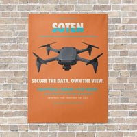 Thumbnail for ACSL SOTEN vertical canvas print - no frame - orange background