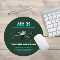 Thumbnail for DJI Air 3S design on dark green round mouse pad