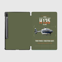 Thumbnail for Airbus H135 design on green army samsung tablet tablet case