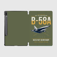 Thumbnail for B-58A Hustler design on green army samsung tablet tablet case