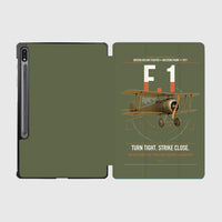 Thumbnail for Sopwith Camel F.1 design on green army samsung tablet tablet case