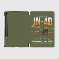 Thumbnail for Curtiss JN-4D Jenny design on green army samsung tablet tablet case