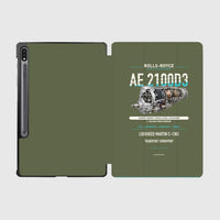 Thumbnail for AE 2100D3 design on green army samsung tablet tablet case