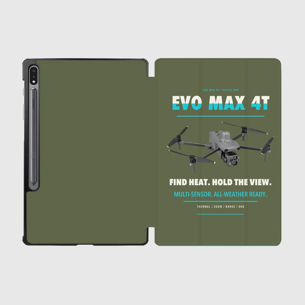 Autel EVO Max 4T design on green army samsung tablet tablet case