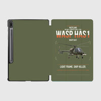 Thumbnail for Westland Wasp HAS1 design on green army samsung tablet tablet case