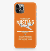 Thumbnail for Cessna Citation Mustang design on orange magsafe iphone case, for iPhone Pro Max