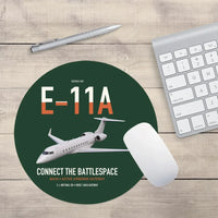 Thumbnail for E-11A BACN design on dark green round mouse pad