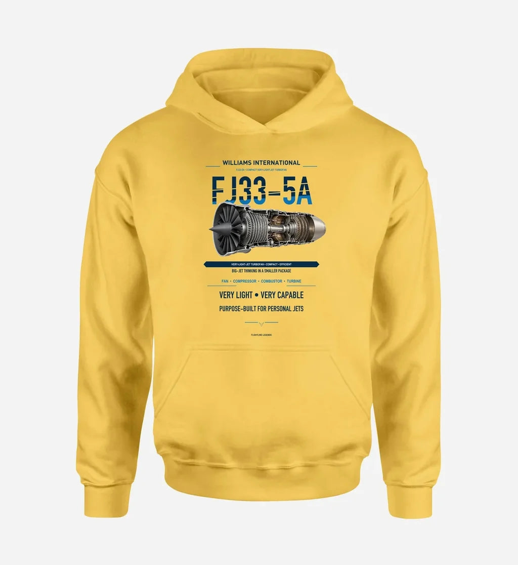 FJ33-5A design on yellow hoodie single side