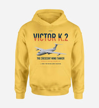 Thumbnail for Handley Page Victor K.2 design on yellow double-side hoodie, single-side print