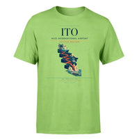 Thumbnail for Hilo International Airport (ITO) T-Shirt single-side front print in Light Green | hilo-international-airport-ito-double-side-t-shirt