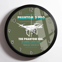 Thumbnail for DJI Phantom 3 Professional design on green army framed wall clock