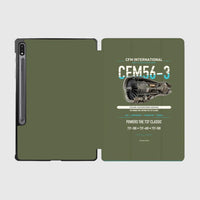 Thumbnail for CFM56-3 design on green army samsung tablet tablet case