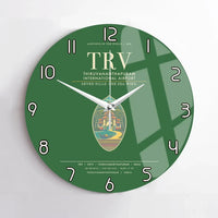 Thumbnail for Thiruvananthapuram International Airport TRV Wall-Clock No-Frame - Green