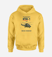 Thumbnail for Korea Aerospace Industries KUH-1 Surion design on yellow double-side hoodie, single-side print