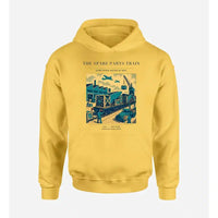 Thumbnail for VINTAGE G4527 - The Spare Parts Train - Premium Hoodie design on yellow premium