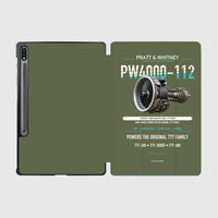 Thumbnail for PW4000-112 design on green army samsung tablet tablet case