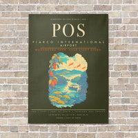 Thumbnail for Piarco International Airport POS - Canvas Framed - Green Army