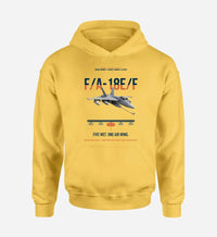 Thumbnail for F A-18E F Buddy Tanker design on yellow double-side hoodie, single-side print