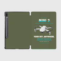 Thumbnail for DJI Mini 2 design on green army samsung tablet tablet case