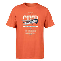 Thumbnail for Cessna 170B design on orange t-shirt, single-side print