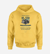 Thumbnail for IO-550 design on yellow hoodie single side