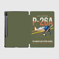Thumbnail for Boeing P-26A Peashooter design on green army samsung tablet tablet case