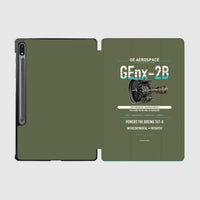 Thumbnail for GEnx-2B design on green army samsung tablet tablet case