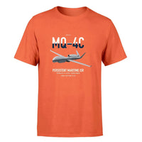 Thumbnail for MQ-4C Triton IFC-4 design on orange double-side t-shirt, single-side print