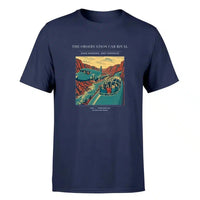 Thumbnail for VINTAGE G4493 - The Observation Car Rival - Premium T-Shirt design on navyblue premium t shirt
