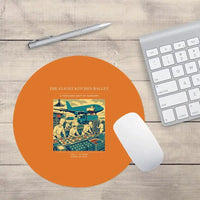 Thumbnail for VINTAGE G4374 - The Flight Kitchen Ballet - Designed Mouse Pads design on orange round