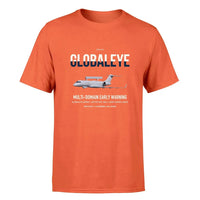 Thumbnail for Saab GlobalEye design on orange double-side t-shirt, single-side print
