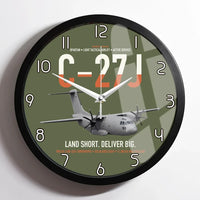 Thumbnail for C-27J Spartan design on green army framed wall clock